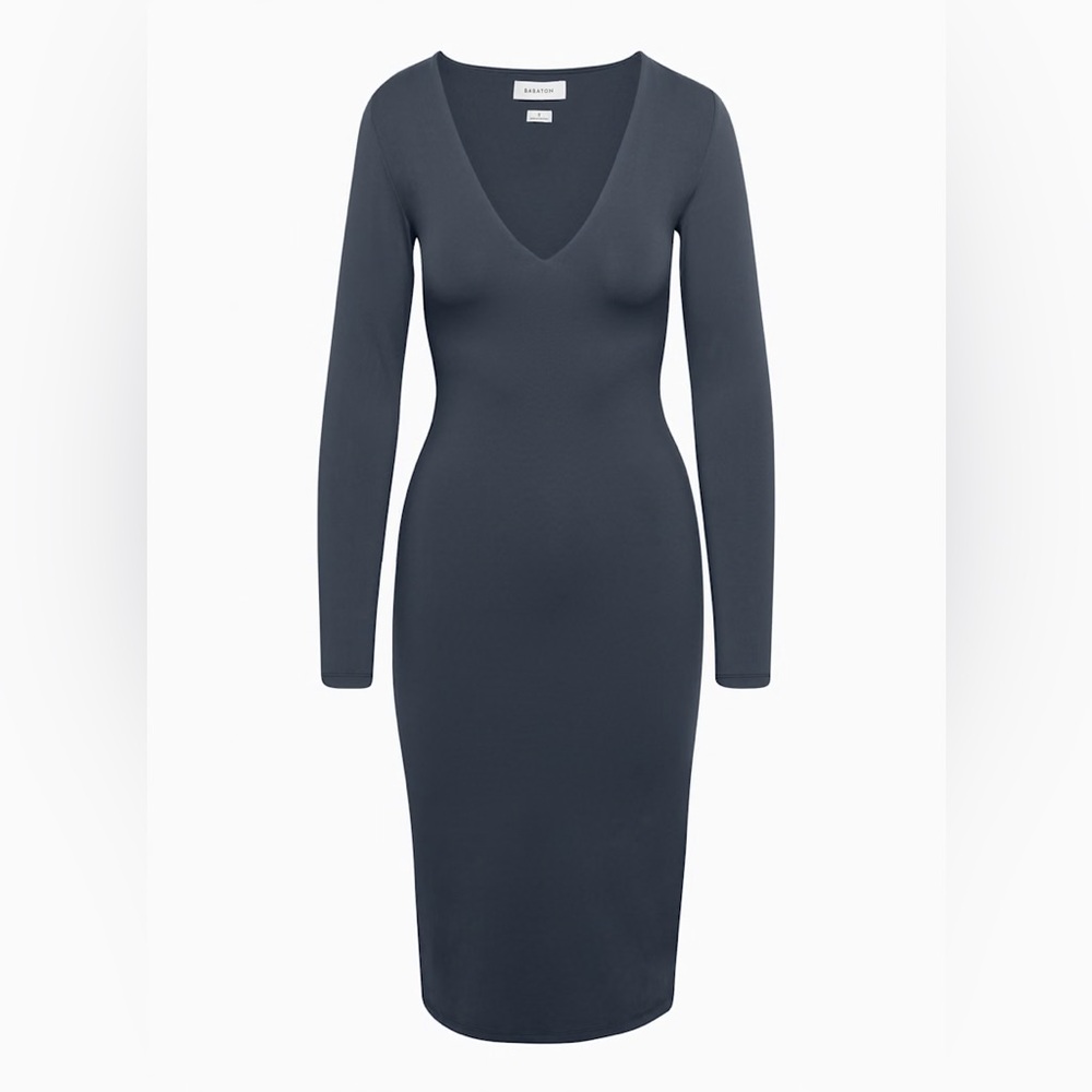 Babaton Contour V-neck Longsleeve Dress - Picture 7 of 9